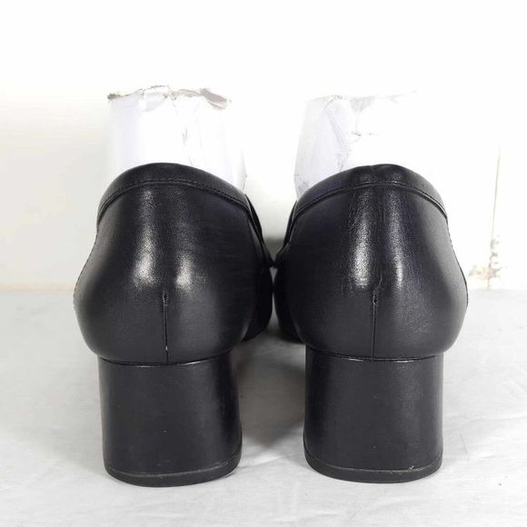 Michael Kors Woman's The Declan US8M Leather Fringe Heels Penny Loafer Shoes - Picture 13 of 14